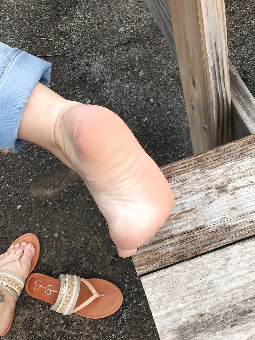 Flat feet for footfetish #5