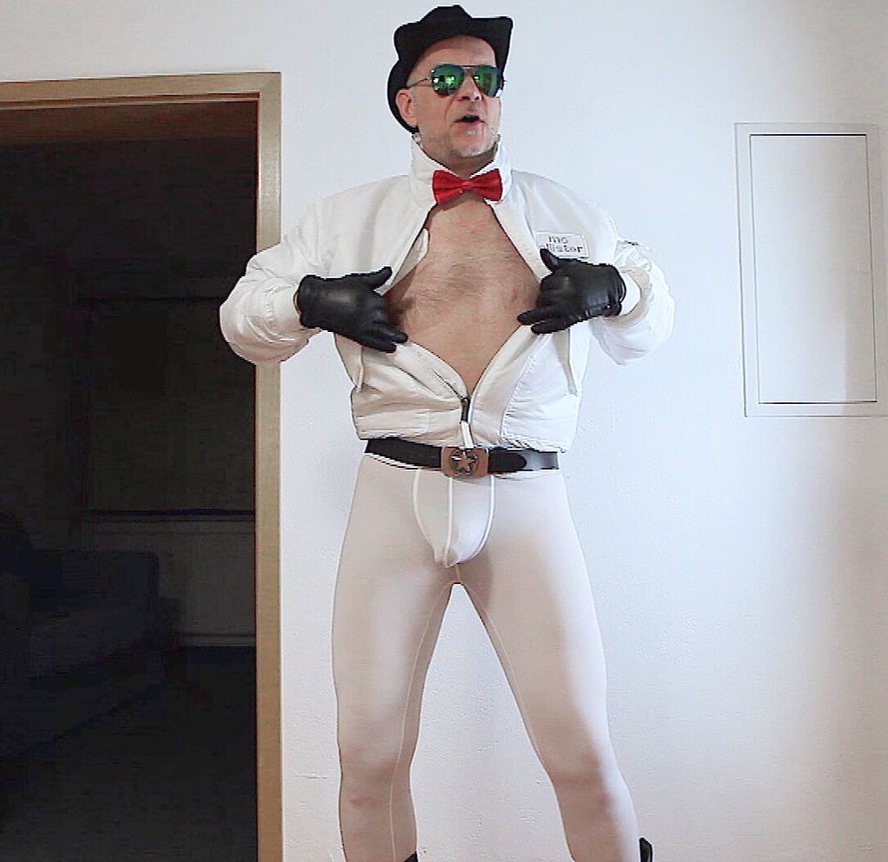 White Lycra Cowboy 1  #3