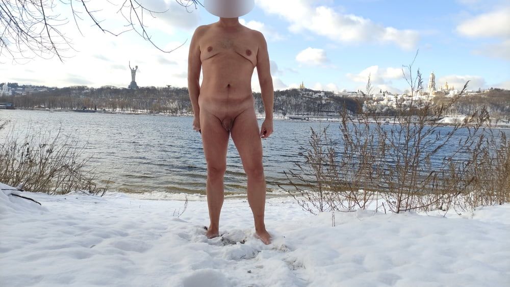 Me nude at winter