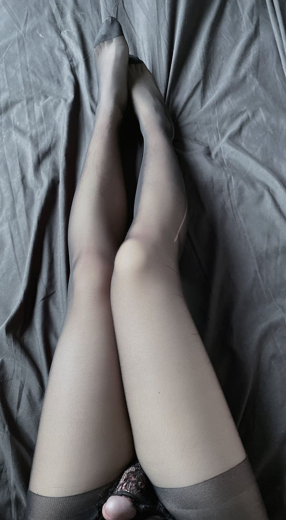 I love wearing pantyhose and high-heels so much #10