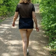 Silke - naked in the forest