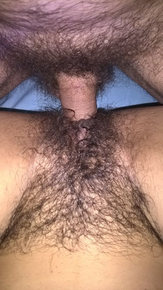 Fucking my hairy wife