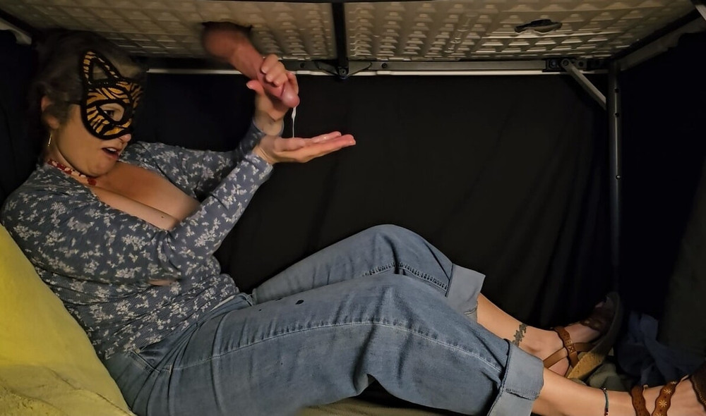 CUM SLUT Mommy loves big CUM load dumped on hands and TITS #7