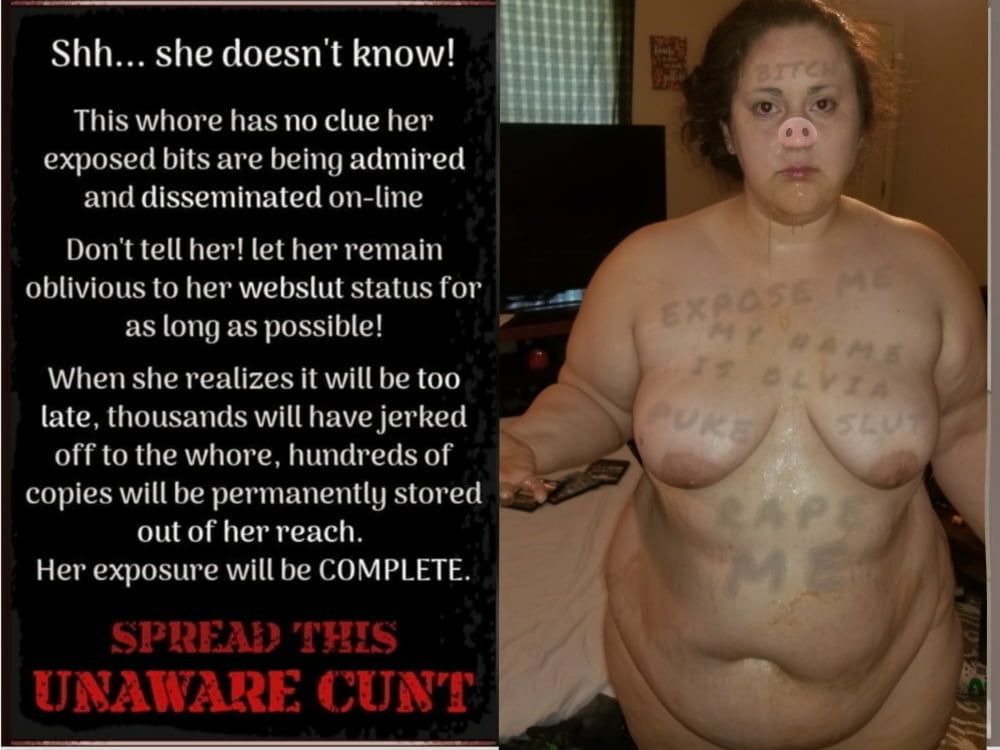 Fat Pig Exposed Web Slut Olvia #20