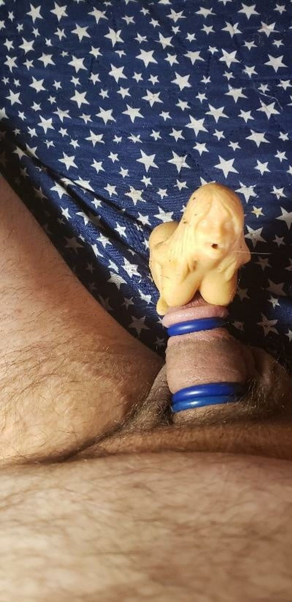 I love put cock ring on my cock fuck my sex toys  #2