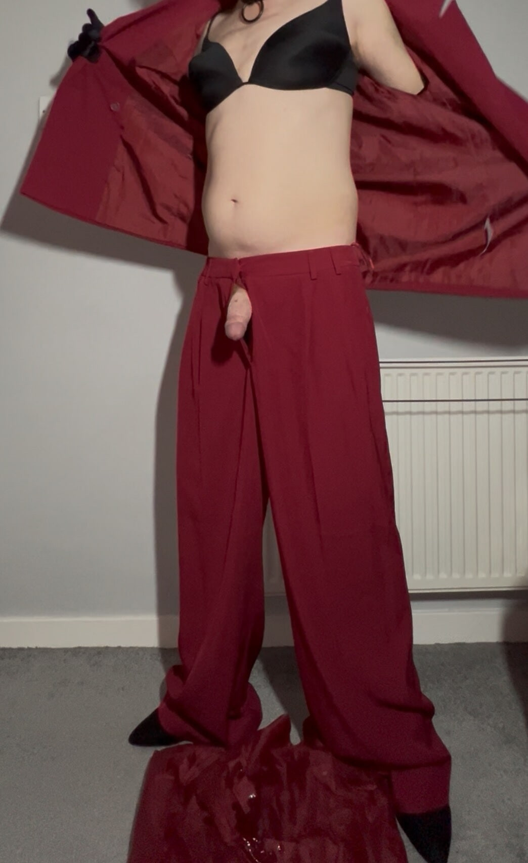 Cd crossdressing in my new suit