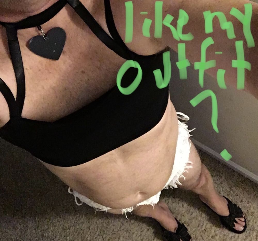 Sissy sexy in heels and lingerie  #4