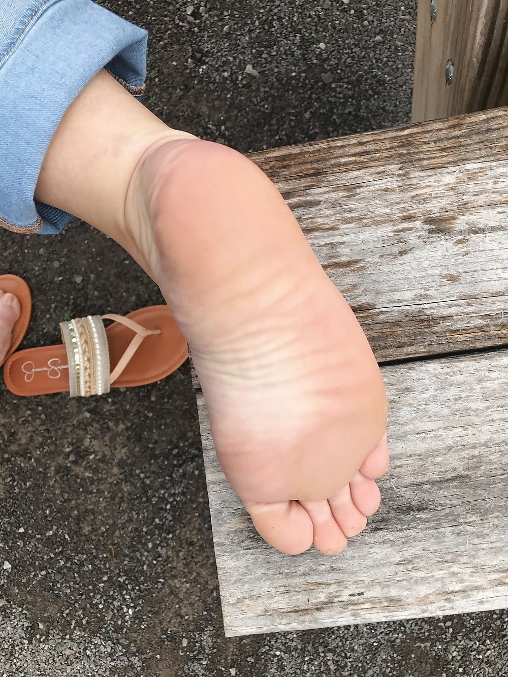 Flat feet for footfetish #7