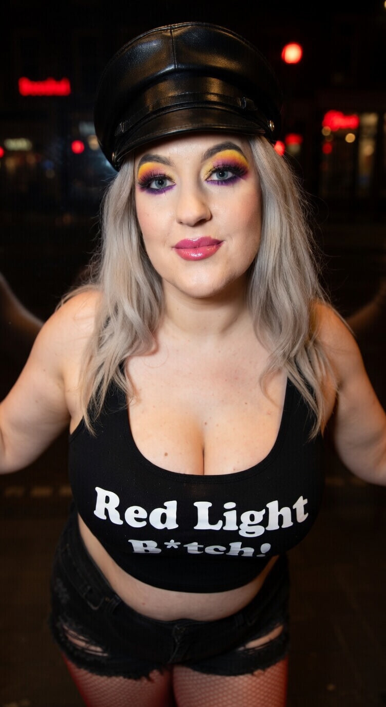 Natural MILF Amy Leaf- Red light bitch ! #29