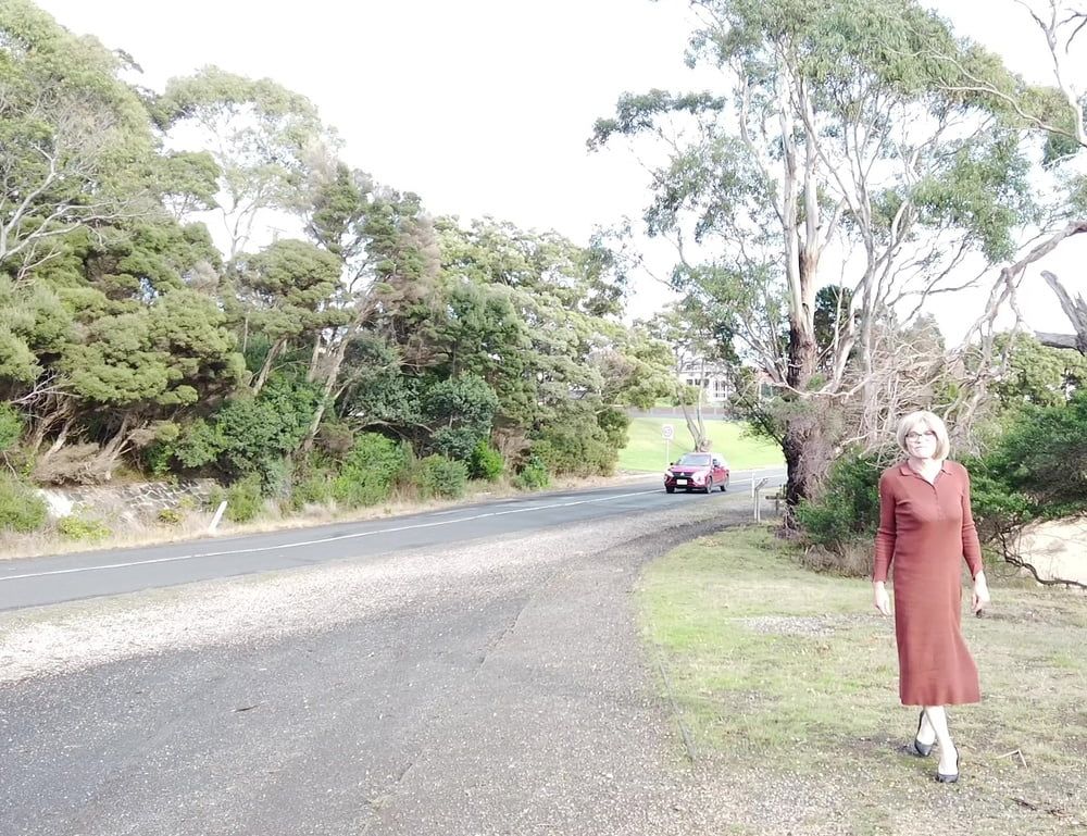 Crossdress Roadtrip following the river to the ocean #30