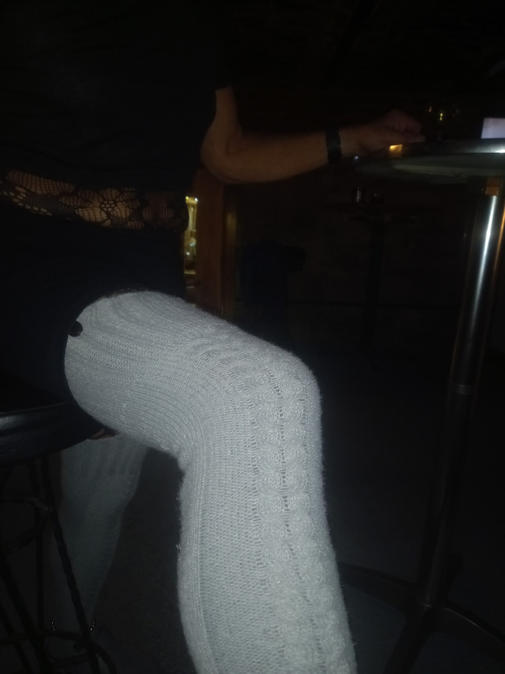 black and grey winter socks #3
