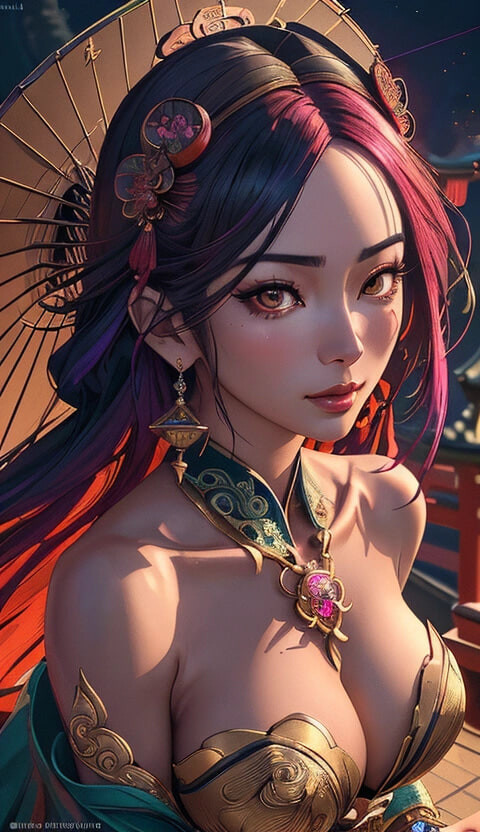 chinese temple (Ai models) #59