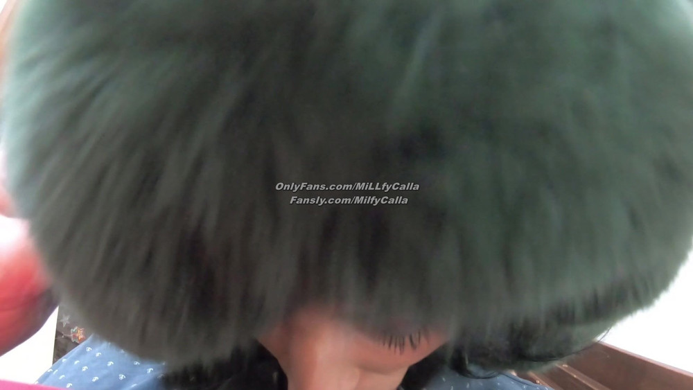 Shiny Downjacket Blowjob, Spanking & Intense Bed Masturbatio #32