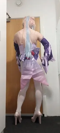 sissy aimees first time cosplaying         