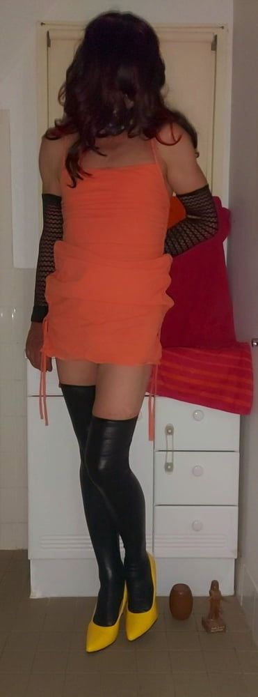 Orange dress  #2