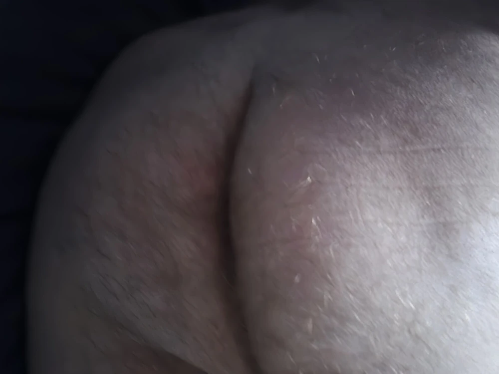 Tied balls and my hairy bum #2