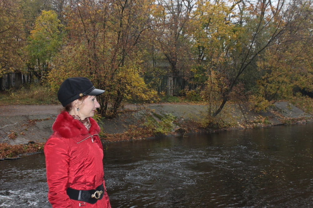 red jacket and yellow leaves #19