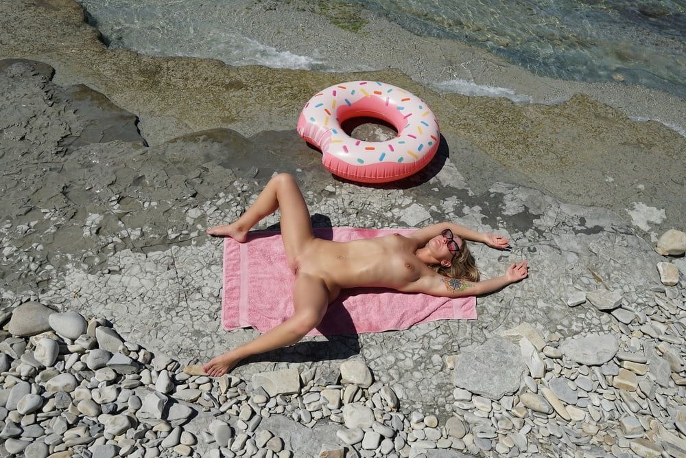  Kinky nudist girl in the public beach #27