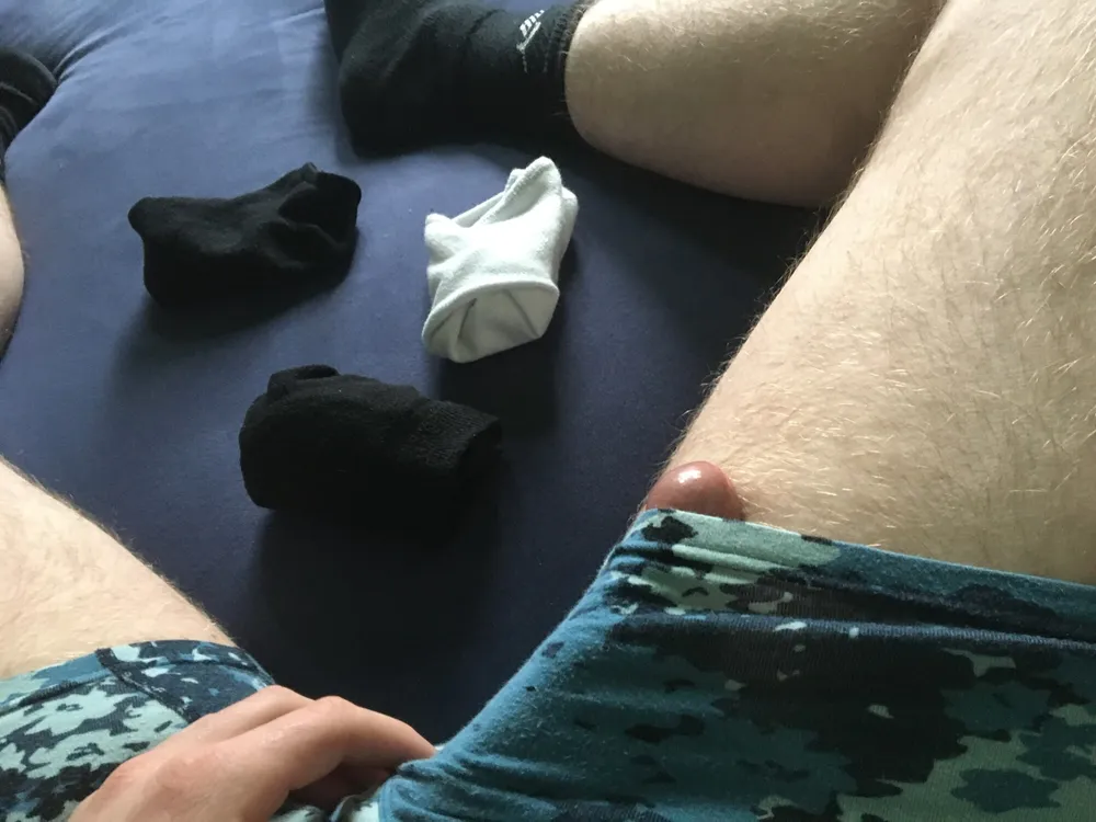 Cock And Ball Bondage With Socks #45