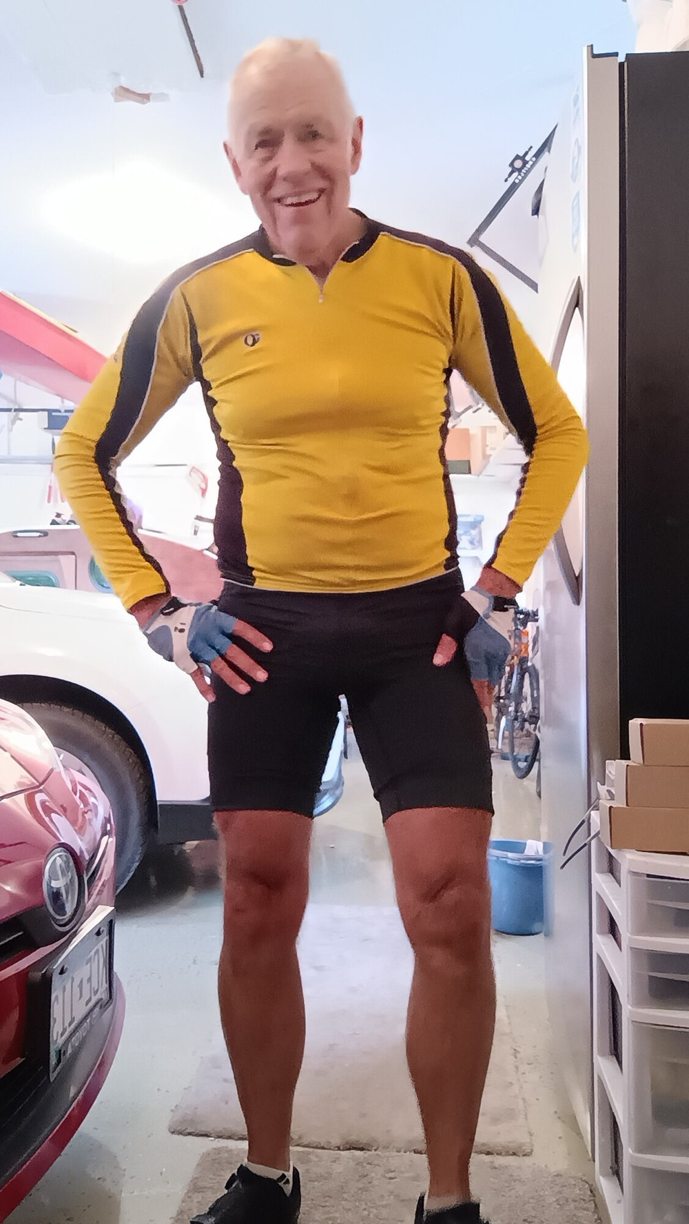 Cycling pic and monkey pose  #2