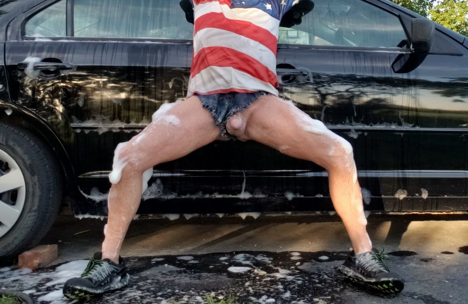 Daisy Duke Shorts Car Wash #6