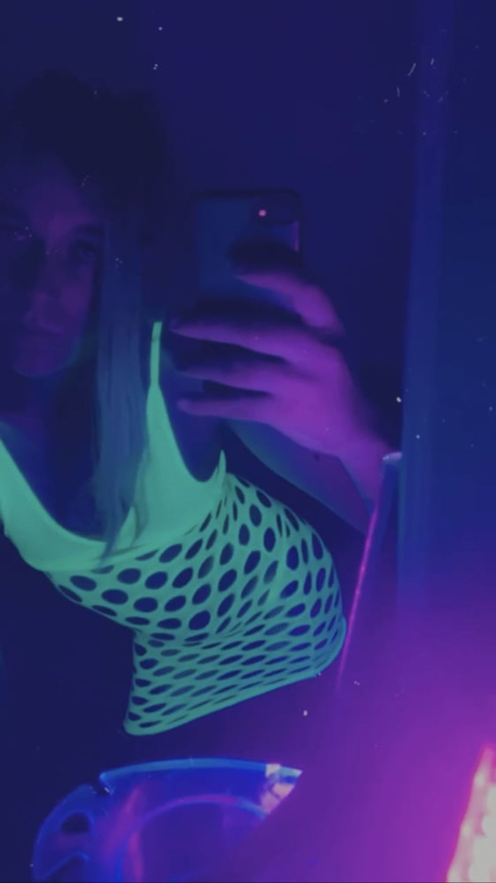 Blacklight Minidress Babe #4