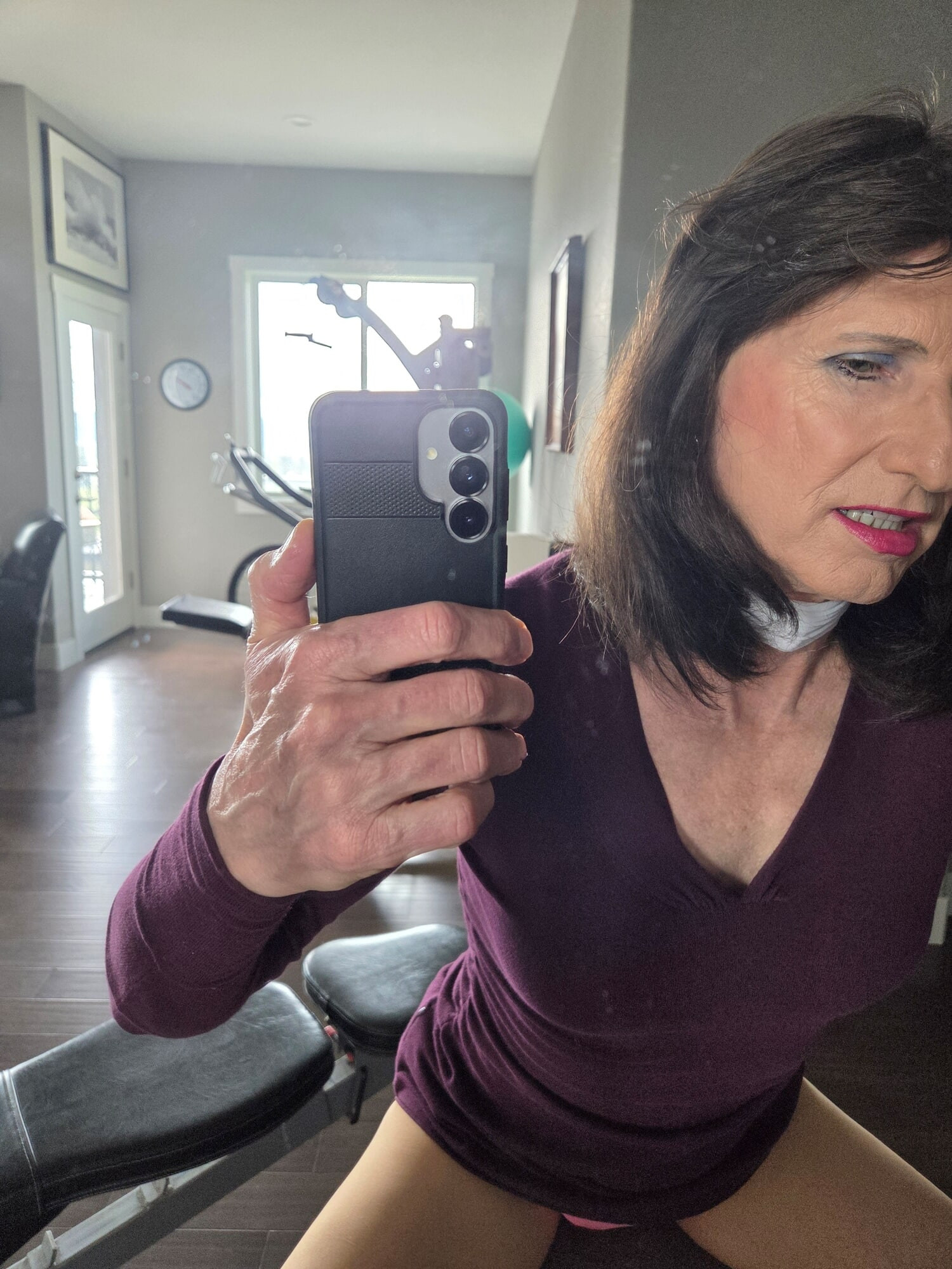 Maroon dress #33