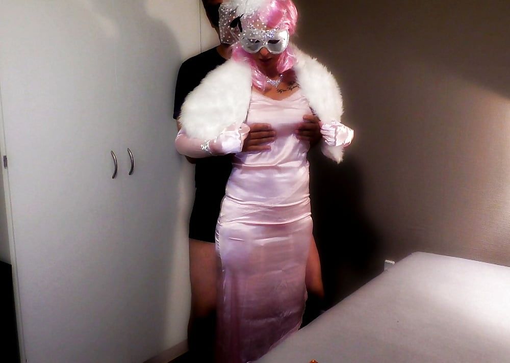 Video stills Dolled up pink satin #2