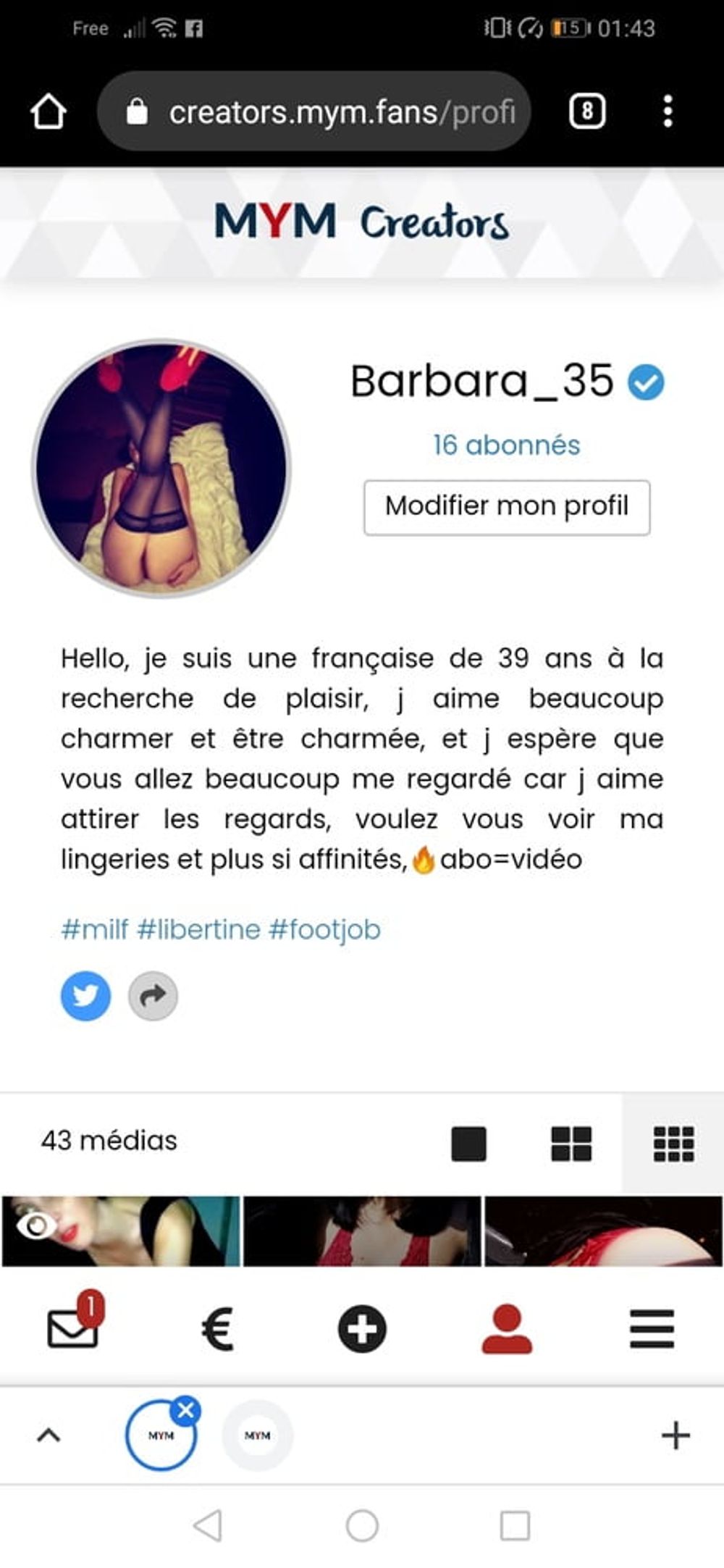 Le compte MYM de cette salope et extraordinaire  #5