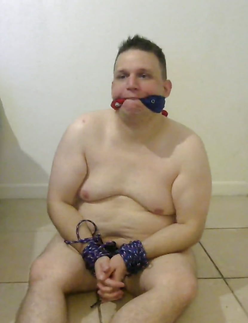 Gay fat boy bound and gagged #20