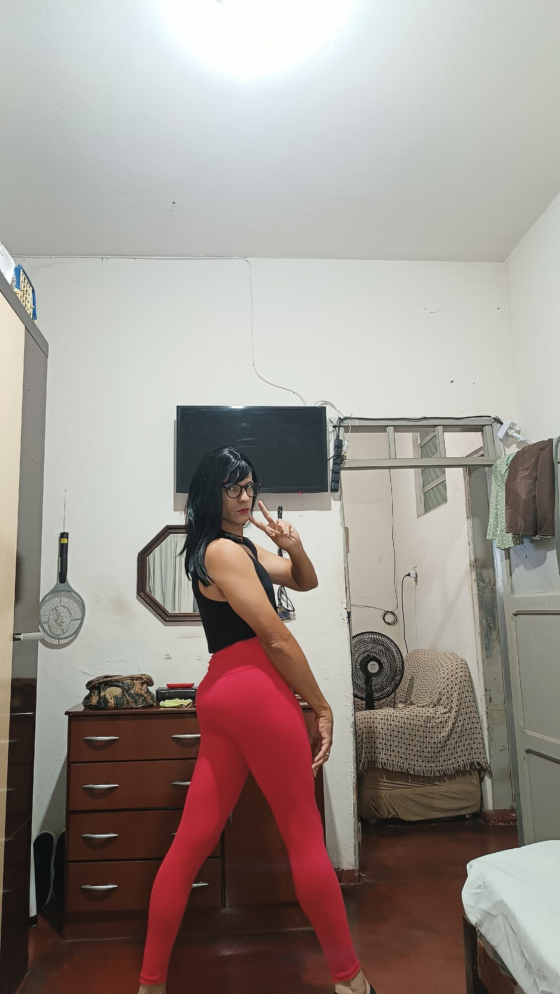 Sakura Nakamura Costume legs Red Gym #18