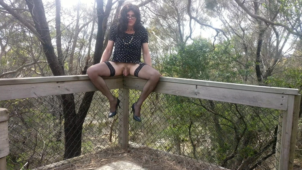 Crossdress Road trip- out on the boardwalk #24