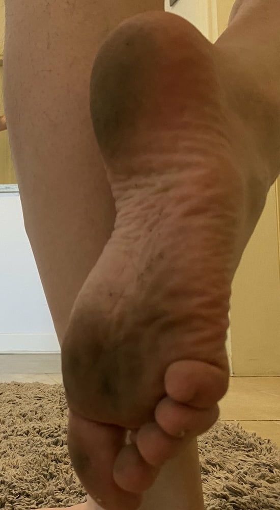 My ass wide open and some dirty feet #8