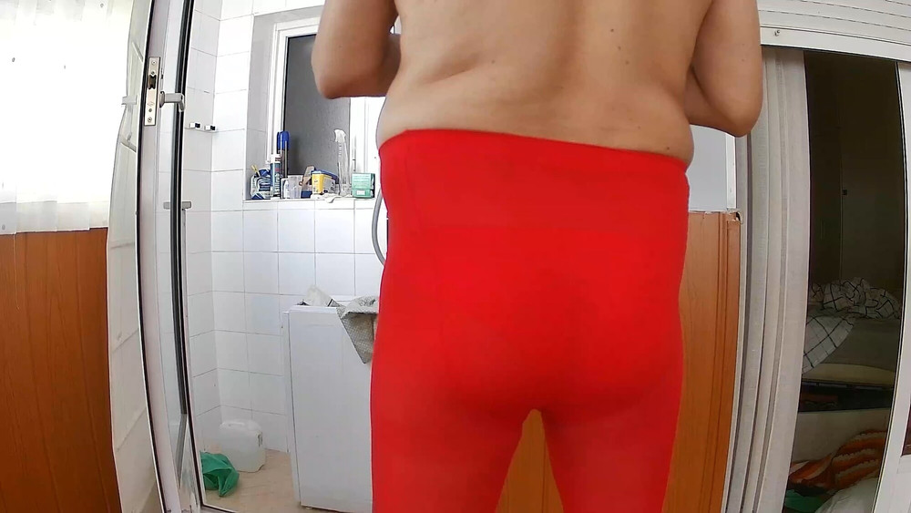 Red stockings and shoes #8