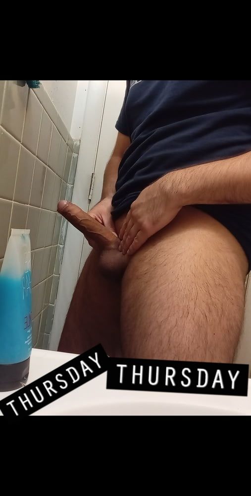 My huge cock different angles  #4