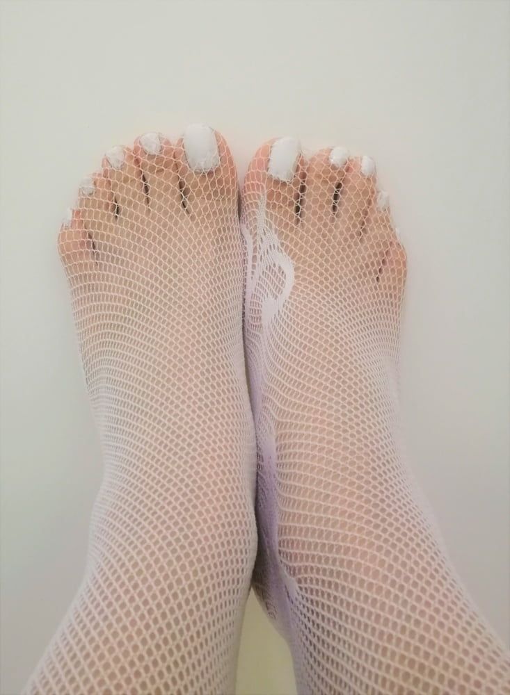White Fishnets & My feet #21