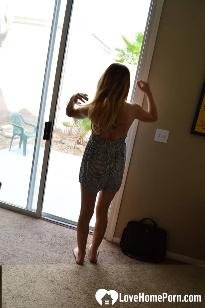 Pretty teen prefers to undress herself outdoors #36