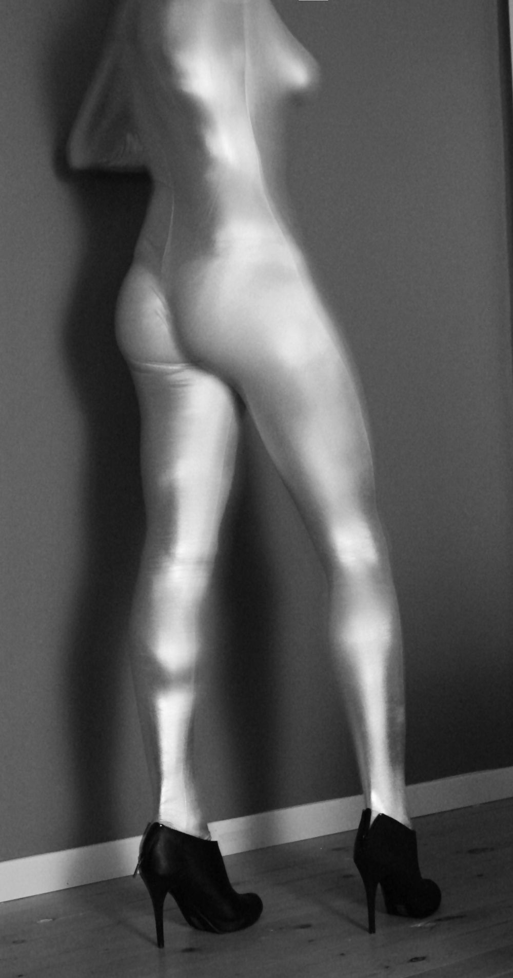 Silver bodysuit #10