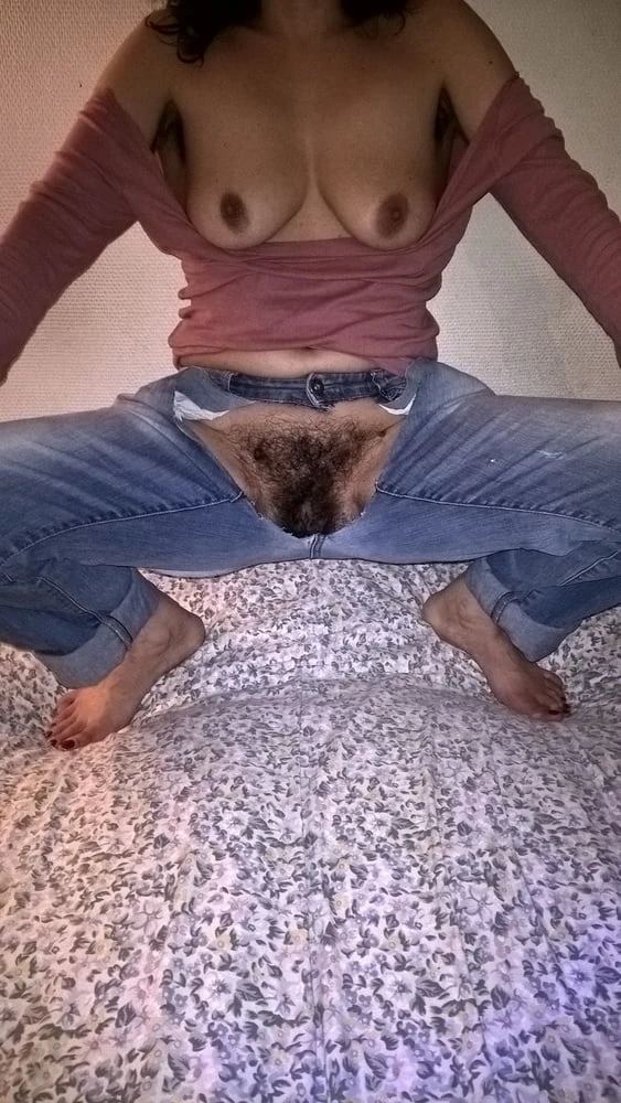 Hairy wife in denim #39