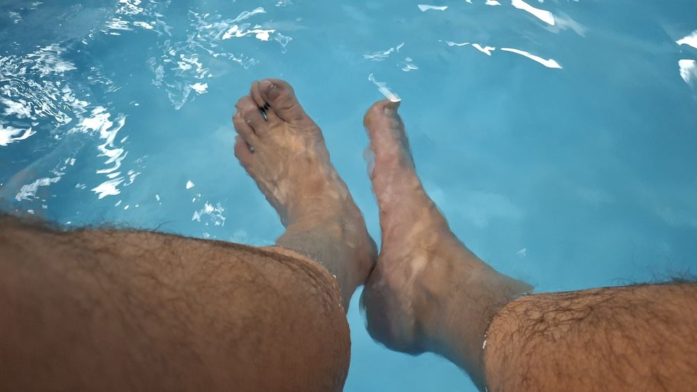 Relaxing at the pool #11