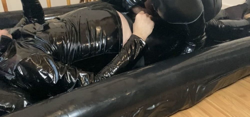 Catsuit, Boots, Corset and Pissing #17