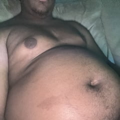 Sitting down bloated 