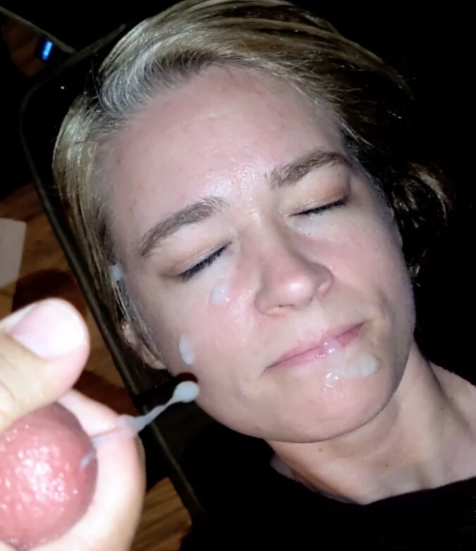 Emily’s cum facial collection #6