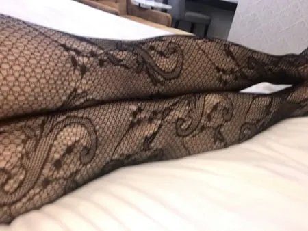 black fishnet tights         