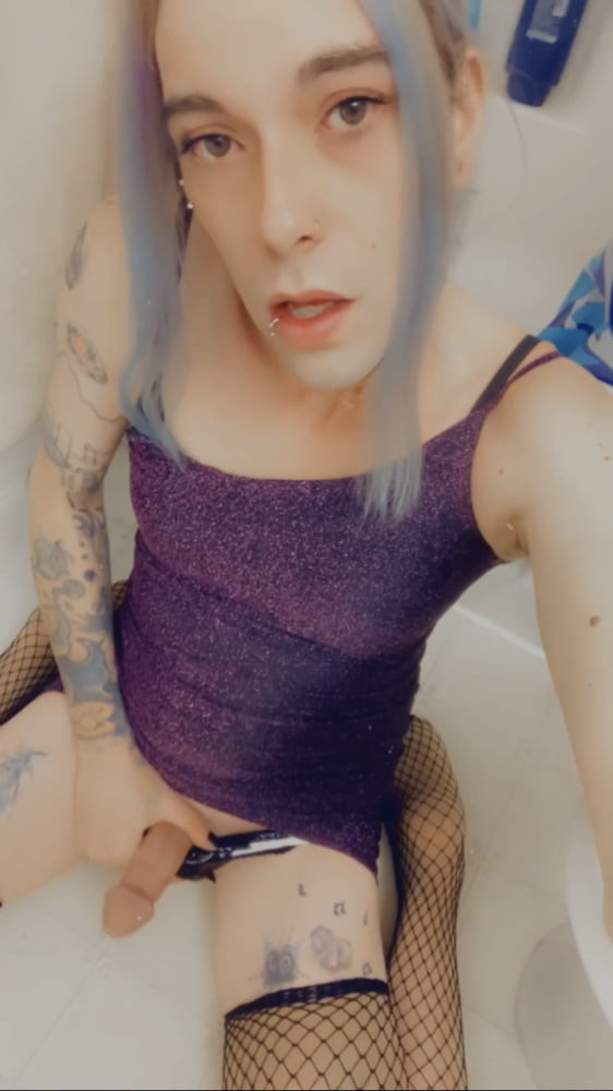 Hot Purple Minidress Slut #14