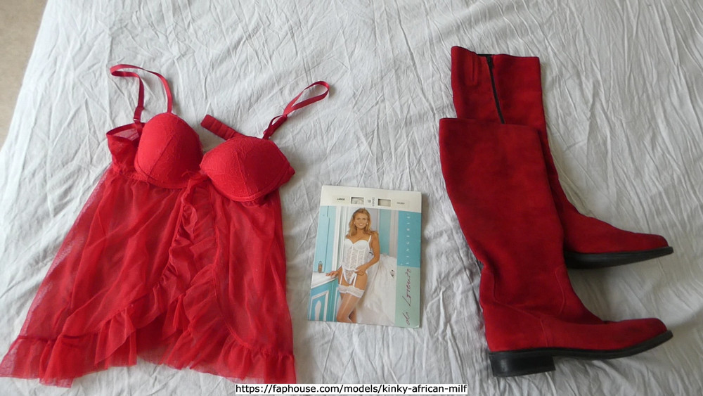 Masturbating in red boots, part 1, I am dressing #2