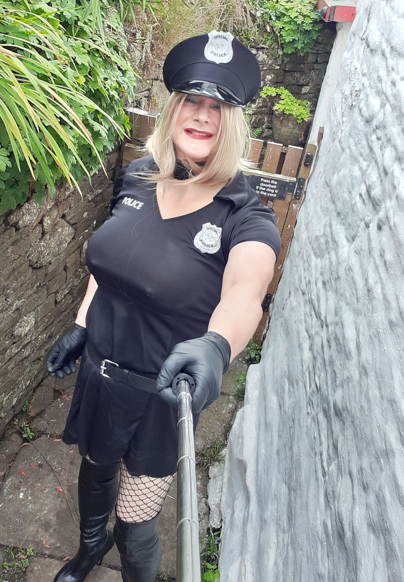 sissy cop outdoors #9