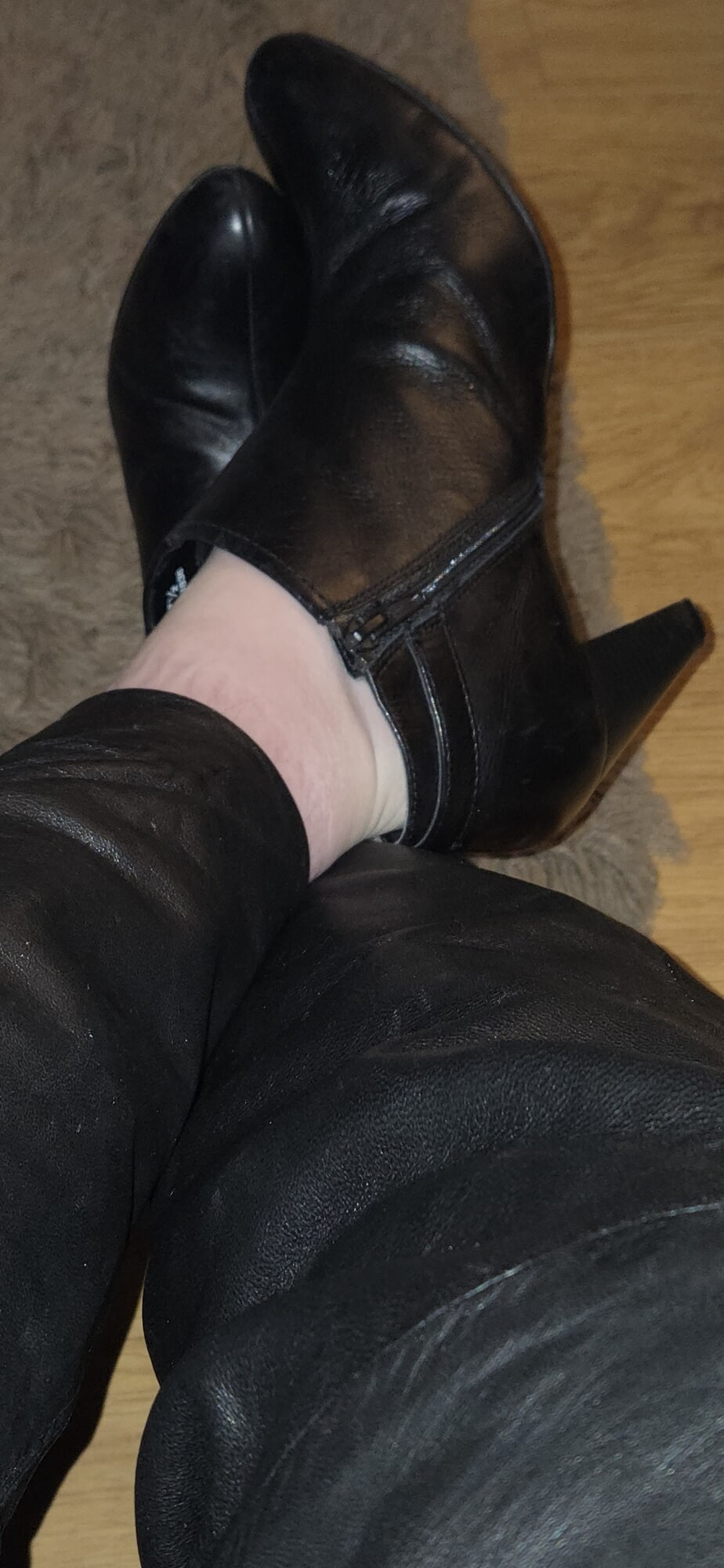 Lovely leather overalls #26