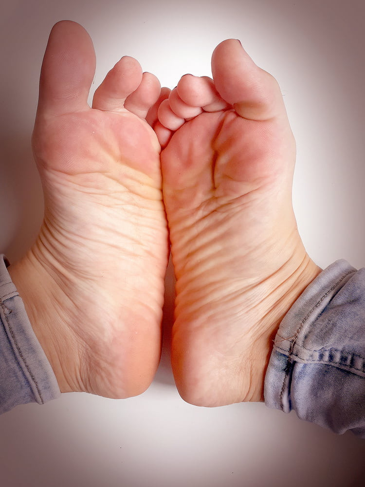 Jeans look great with my feet!