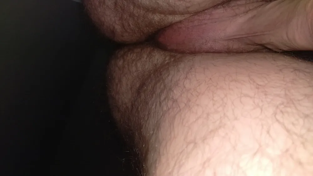 Nutsack + Balls stuffed in ass #2